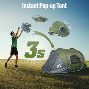 Alpine Vibe Polyester Outdoor Camping Tent