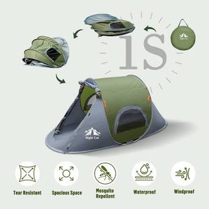 Alpine Vibe Polyester Outdoor Camping Tent